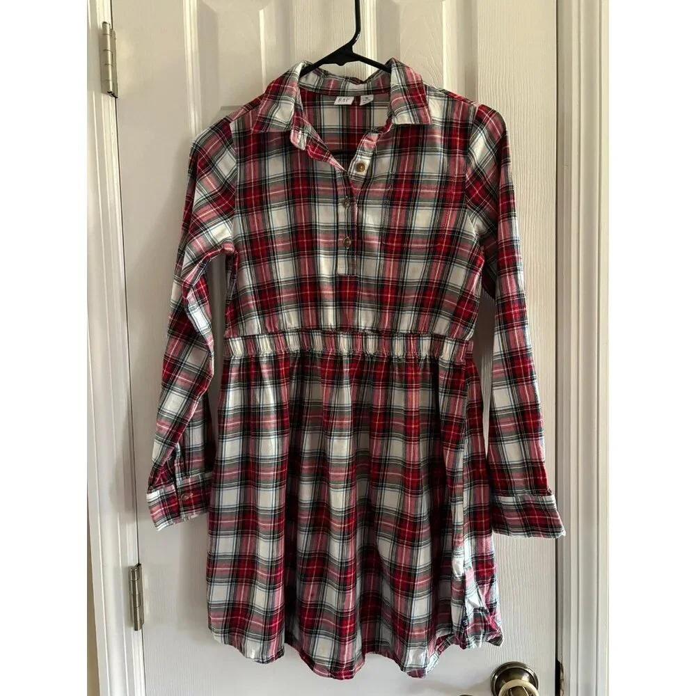 Gap Kids Plaid Girls Dress